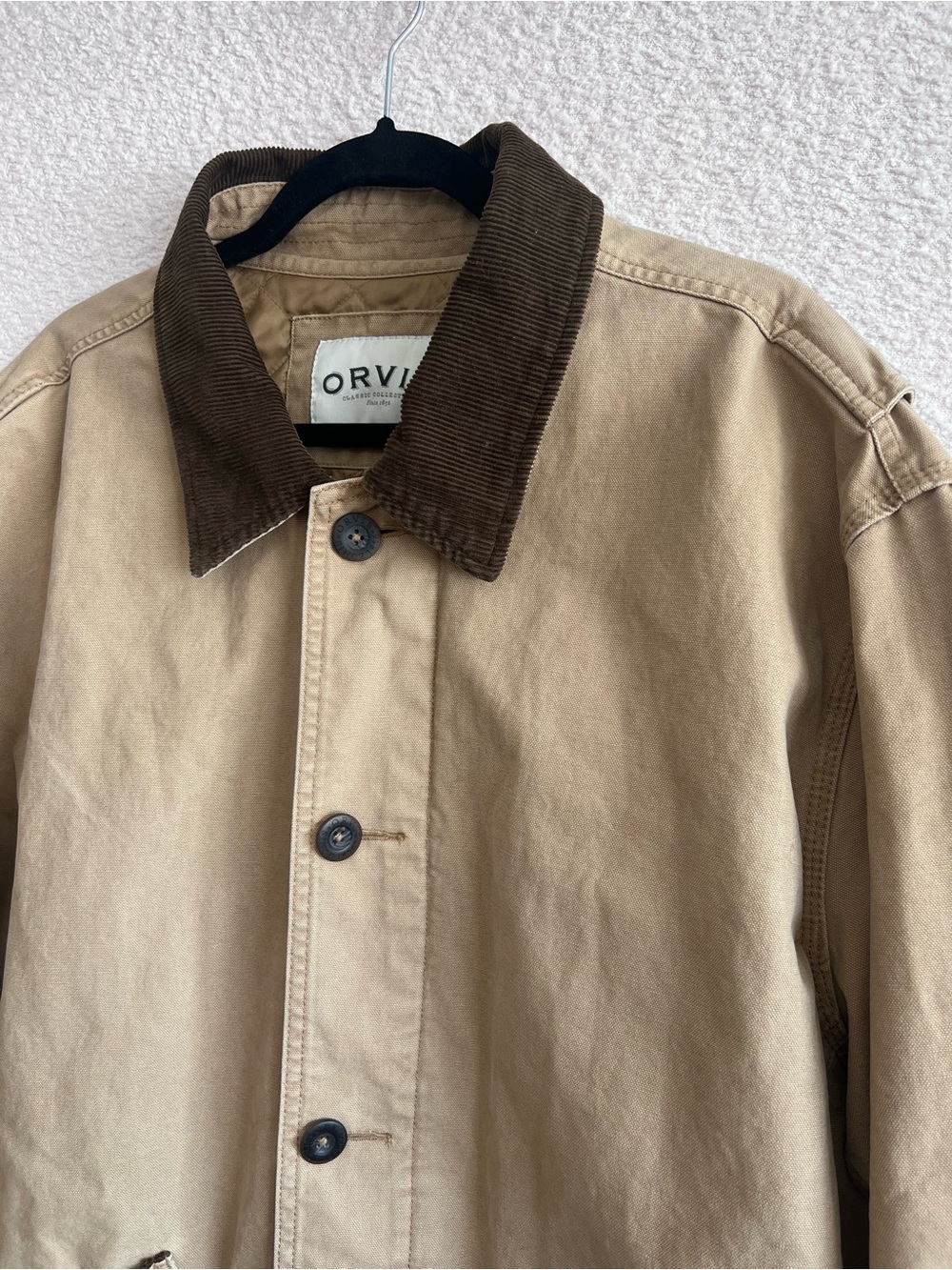 Orvis Men’s Vintage Corduroy Collar Barn Chore Heritage Jacket Size XXL - Picture 5 of 14